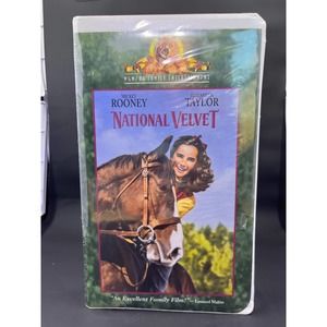 National Velvet Clamshell VHS — FACTORY SEALED